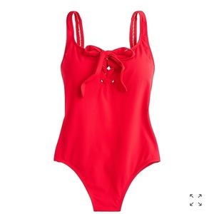 NWT J. Crew Lace Up One Piece (sz 4)